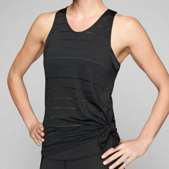 Athleta Max Out  Chi 2 in 1 Tank - Black/Gray - size S - Picture 2 of 9